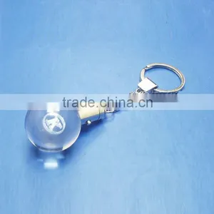 Crystal Ball Led Crystal Light Keychain 3d Laser Engraved Keychain thumbnail-1