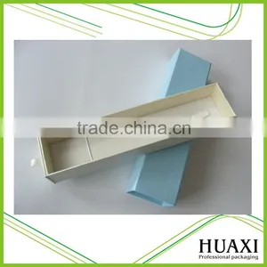 Hot Sale Light Blue Slide Paper Drawer Box Jewelry Necklace Boxes thumbnail-1