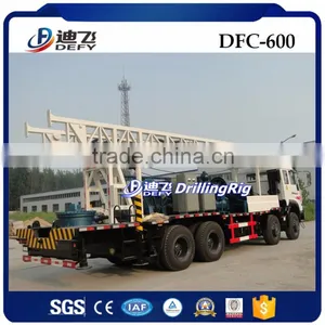 Truck Mounted 600m Dfc-600 China Factory Used Borehole Well Drilling Machine for Water Price thumbnail-1