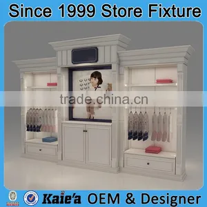 Cute Kid Clothing Display Floor /clothes Display Rack for Shop thumbnail-1
