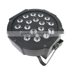 China Best Price LED Par 64 Light With 18Pcs 1W RGBW 4in1 for Entertainment Lighting thumbnail-2