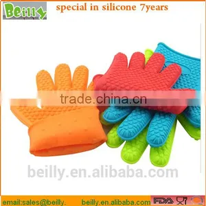 Fda Silicone Cooking Gloves Silicone Oven Glove,heat Resistant Bbq Glove thumbnail-4