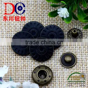 Guangzhou Metal Snap Button Manufactory Black Button for Leather thumbnail-6