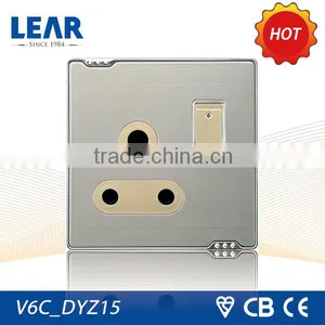 Hot Sale 15A Switched Round-pin Socket thumbnail-1