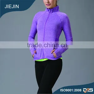 2016 Fashion Custom Women Yoga Jacket Sports Jacket thumbnail-1