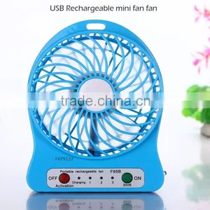 Led Battery Powered Electronic Charger Fan, Super Mini Usb Fan Used for Traveling thumbnail-1