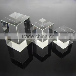 2016 Wholesale Transparent Raw Crystal Glass Block thumbnail-6