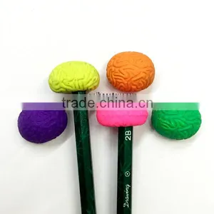 Genius Brain Eraser Pencil Topper thumbnail-1