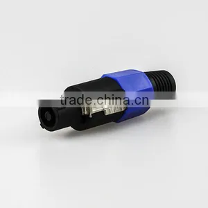 4-pin Audio Cable Connector Xlr Speakon Plug thumbnail-1