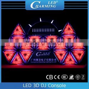 Madrix Control Triangle Led dj Bar Table, dj Display for Club/bar/show thumbnail-3