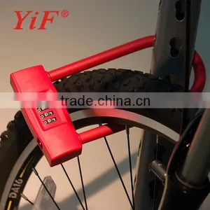 YiFeng 4 Dials Bicycle U Shape Combination Lock YF20708 thumbnail-2