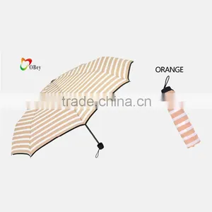 Color Assorted Stripe Mini Umbrella thumbnail-3