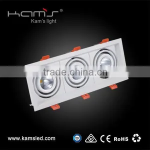 Hot Sales Led Gimbal Ceiling Downlight LED Grille Light 10W/20W/30w/40w/60w 2 Headsled Grille Light thumbnail-2