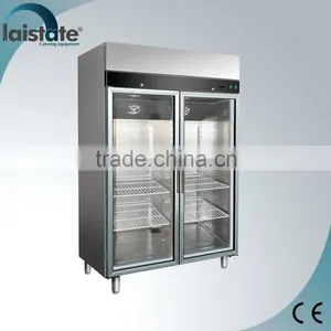 2 Glass Door Refrigerated Horizontal Showcase thumbnail-1