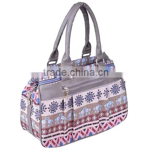 Wholesale Canvas Ladies Hand Bag Made in China thumbnail-1