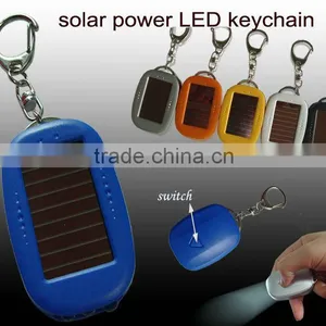 Solar Power Torch LED Keychain thumbnail-1
