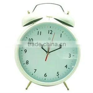 Metal Twin Bell Clock With Alarm thumbnail-1