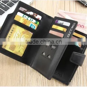Most Polular Man's Pu Wallet, Leather Wallet With Embossed Logo thumbnail-4
