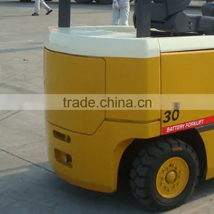 3 Ton Electric Battery Forklift Truck Lifting Height 4m With Full Free Mast thumbnail-5