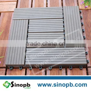 Movable Wood Composite Tile Decking Plastic Composite Deck Tile thumbnail-1