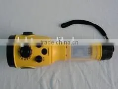 Hand Crank Flashlgiht Portable Torch Rechargeable Radio thumbnail-6