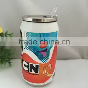 2014 Promotional Double Wall Stainless Steel Ring-pull Can With Your Design thumbnail-1