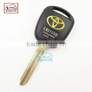 High Quatity Toyota Remote Key Shell 2 Button Car Key Toyota With Toy 43 Blank With Gold Logo Romote Key Shell thumbnail-2