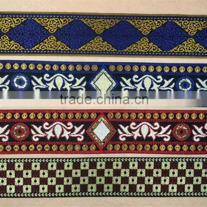 Colourful Jacquard Webbing/Ribbon For Clothing thumbnail-1