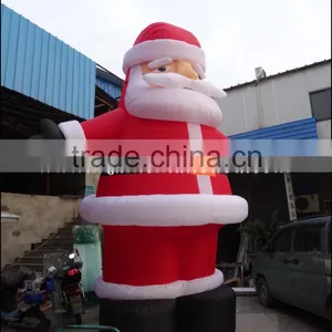 20ft Newest Outdoor Inflatable Sitting Santa for Christmas Decoration thumbnail-4