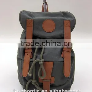 Cotton Canvas Day Pack Bag thumbnail-1