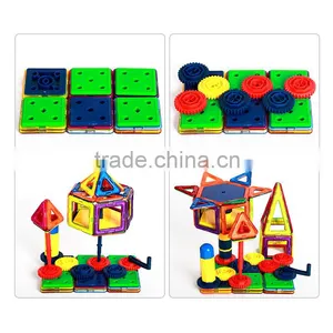 New Developed Educational Plastic Toy Magnetic Building Blocks Set 119PCS thumbnail-4