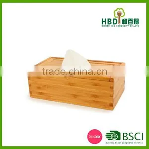 Promotional Bamboo Napkin Box,wood Tissue Box,bamboo Paper Holder thumbnail-6