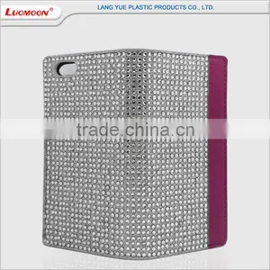 Contrast Color Diamond Studded Cell Phone Bumper and Cover Case for Huawei p8 Lite thumbnail-5