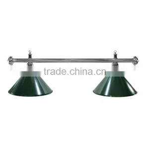 Green 2 Shades Billiard Table Light , Pool Table Lamp for Sale thumbnail-1