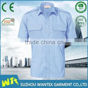 Wholesale Working T-shirt Hot Sale Polyester-cotton Short Sleeves Safety Work Shirt Clothing thumbnail-1