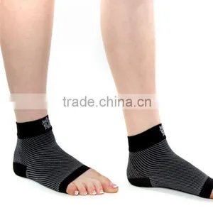 Plantar Fasciitis Socks Premium Ankle Support Unisex Black Sock thumbnail-4