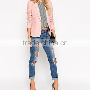 Wholesale Business Suits Lady Formal Fashion New Pink Office Work Blazer Woman thumbnail-2
