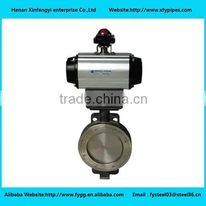Pneumatic Multi-level Ductile Iron Wafer Butterfly Valve thumbnail-2