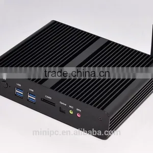 Embeded Fanless Desktop Computer Mini PC Core i7 5500u With With Dual HD Dual COM Dual Lan thumbnail-4