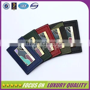 Cammouflage Metal Design up Garment Leather Label for Sport Clothing thumbnail-4