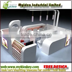 Hot Sale Nail Beauty Kiosk Design for Shopping Mall thumbnail-1