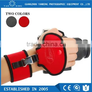 LYNCA Manufacturer EF2 Soft Hand Grip Wrist Strap Black/red Color for Canon Nikon Sory Pentax DSLR thumbnail-1