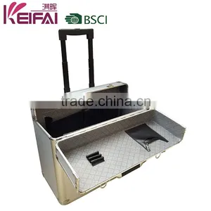 Factory Lowest Price Hard Case Aluminum Trolley Tool Box thumbnail-2
