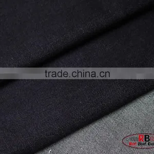 9oz Blue Color Slub 98% Cotton Stretch Denim Fabric For Wholesale thumbnail-2