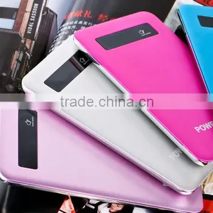 4000mah Ultrathin Aluminium Alloy Touch Screen Portable Power Bank Fit for Smartphone thumbnail-1
