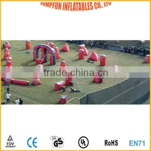 Durable 0.60mm Thickness Bunkers for Inflatable Paintball Field PVC Air Bunkers thumbnail-1