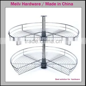 2016-2017 Foshan Kitchen Hardware Cabinet Chrome Revolving Basket thumbnail-3