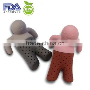 FDA/ LFGB Standard Strawbery Silicone Tea Bag,silicone Tea Strainers,tea Infuser With Plate thumbnail-2
