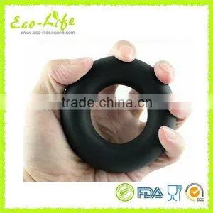Eco-friendly 8.8cm Silicone Hand Grip Exerciser Ring, Muscle Power Training Ring thumbnail-2