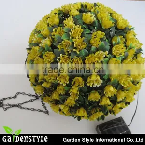 Led Garden Light Topiary Ball Light, Garden Solar Light Ball Red Yellow Color, Led Solar Garden Light thumbnail-2